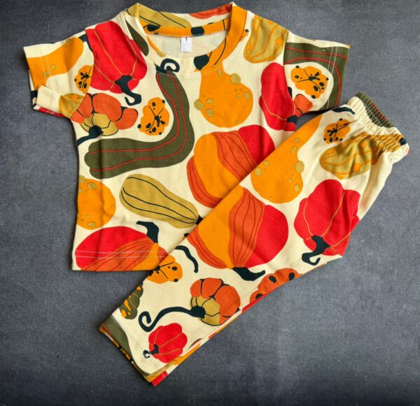 Pumpkin printed Co-ords