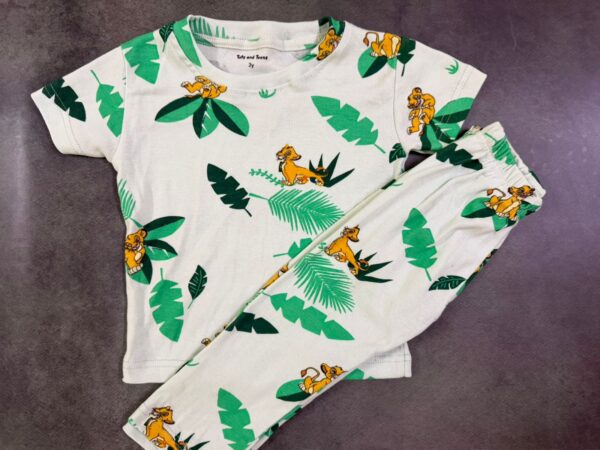 Little Simba printed Co-ords