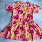 Pink Floral print frock